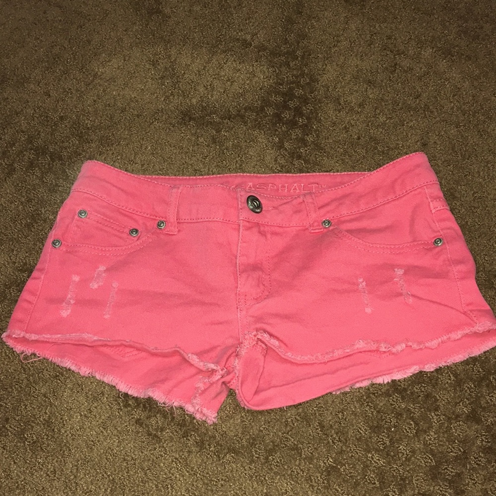 Blue Asphalt Size 7 solid shorts vintage EUC